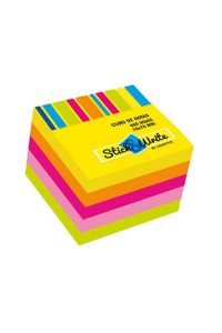 Cubo de notas adhesivas Neon 7,6x7,6 mm S&W (400 hojas) â€” LibrerÃ­a Bulnes Chile
