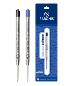 Repuesto Lapicera Sabonis Modelo Parker Color Azul - Negro â€” LibrerÃ­a Bulnes Chile