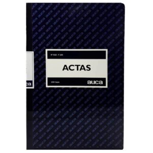 Libro de actas Auca (100 hojas) â€” LibrerÃ­a Bulnes Chile