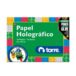 Carpeta escolar papel Holográfico torre â€” LibrerÃ­a Bulnes Chile