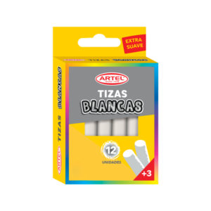 Tizas Blancas Artel (12 unidades) — LibrerÃa Bulnes Chile