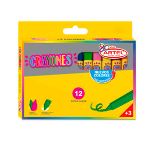 Crayones 12 Colores - Artel — LibrerÃa Bulnes Chile