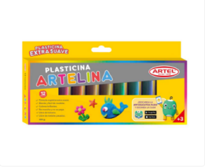 Plasticina 12 colores triangular Artelina â€” LibrerÃ­a Bulnes Chile