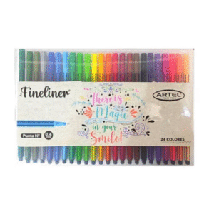 Estuche FineLiner 24 Colores Artel â€” LibrerÃ­a Bulnes Chile