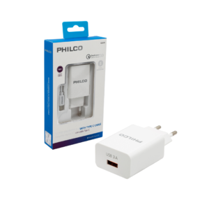 Cargador Philco tipo C Qualcom 3.0 (Entrada USB-A) â€” LibrerÃ­a Bulnes Chile