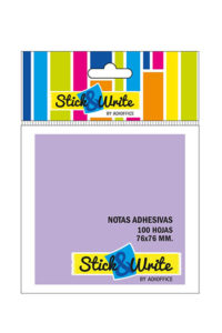 Notas Adhesivas 76x76mm Lila (100 hojas) S&W â€” LibrerÃ­a Bulnes Chile