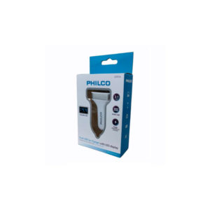 Cargador de auto Philco 3.1 Amperes Doble USB Pantalla LED — LibrerÃa Bulnes Chile