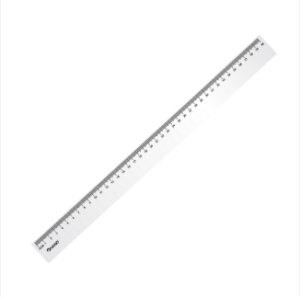 Regla Hand Plástica 40 cm Transparente — LibrerÃa Bulnes Chile