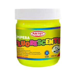 Tempera fluorescente amarillo 100ml ARTEL** â€” LibrerÃ­a Bulnes Chile
