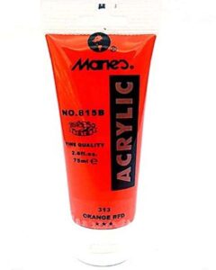 Pintura Acrílica Maries Profesional 75ml 313 Orange Red â€” LibrerÃ­a Bulnes Chile