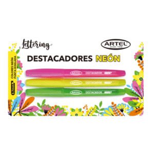 Destacadores Neon Artel (3 unidades) â€” LibrerÃ­a Bulnes Chile