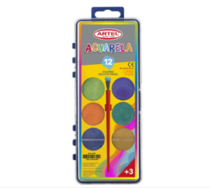 Set Acuarela 12 Colores Artel â€” LibrerÃ­a Bulnes Chile