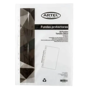 Fundas Oficio Transparente Artel (10 unidades) — LibrerÃa Bulnes Chile