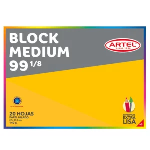 Block de Dibujo Mediano 99 1/8 Artel (20Hojas) â€” LibrerÃ­a Bulnes Chile