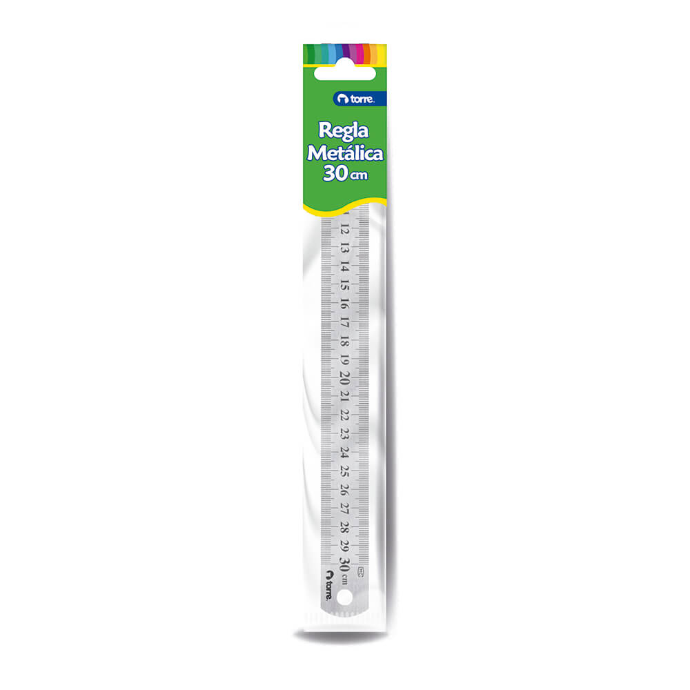 Regla Metálica Torre 30 cm — LibrerÃa Bulnes Chile