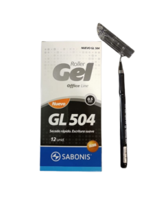 Roller 504 Gel Negro Sabonis â€” LibrerÃ­a Bulnes Chile