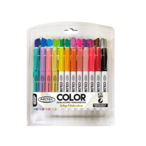 Marcadores Permanentes Artel (20 Unidades + 4 Destacadores Pastel) â€” LibrerÃ­a Bulnes Chile