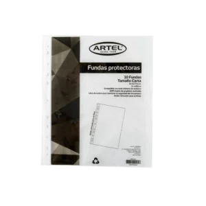 Fundas Carta Transparente Artel (10 unidades) — LibrerÃa Bulnes Chile
