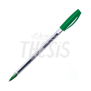 Bolígrafo Trilux Punta Media Faber 032 Verde — LibrerÃa Bulnes Chile