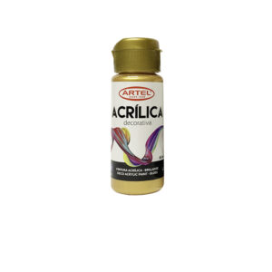 Pintura Acrilica Decorativa 60ml Metálico Oro Artel â€” LibrerÃ­a Bulnes Chile