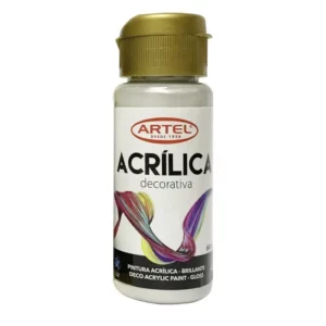 Pintura Acrílica Decorativa Metal Plata 60ml Artel â€” LibrerÃ­a Bulnes Chile