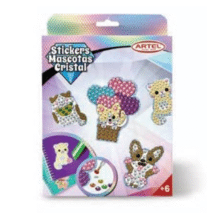 Stickers Crystal Mascotas Cool Artel â€” LibrerÃ­a Bulnes Chile