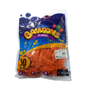 Globo Liso Naranjo Balloons (50 unidades) — LibrerÃa Bulnes Chile