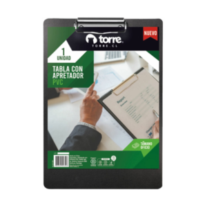 Tabla con Apretador PVC Oficio Torre — LibrerÃa Bulnes Chile