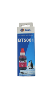 Tinta Alternativa Brother Botella BT5001 Magenta G&G — LibrerÃa Bulnes Chile