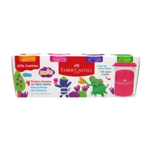 Plastilina Super suave 4 colores Neón 140gr Faber Castell — LibrerÃa Bulnes Chile