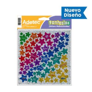 Stickers Estrellitas Adetec â€” LibrerÃ­a Bulnes Chile