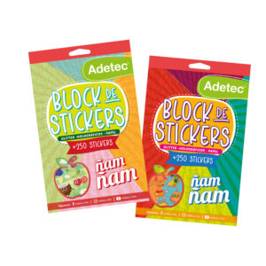 Stickers Ñam ñam+250 unidades Adetec (1 unidad) â€” LibrerÃ­a Bulnes Chile