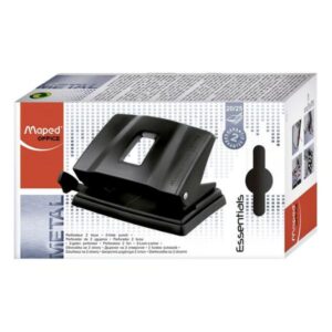 Perforadora 20/25 Essential Metal Negro Maped â€” LibrerÃ­a Bulnes Chile