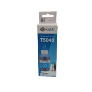 Tinta Alternativa Botella Epson T504 Cyan G&G — LibrerÃa Bulnes Chile