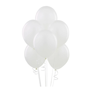 Globo Liso Blanco (50u) Glam — LibrerÃa Bulnes Chile