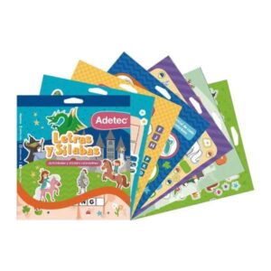 Block de Stickers y Actividades-Letras y sílabas coloreables Adetec — LibrerÃa Bulnes Chile