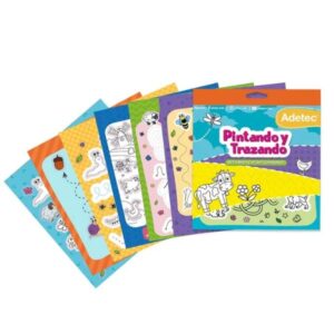 Block de Stickers y Actividades- Pintando y Trazando Coloreables Adetec — LibrerÃa Bulnes Chile