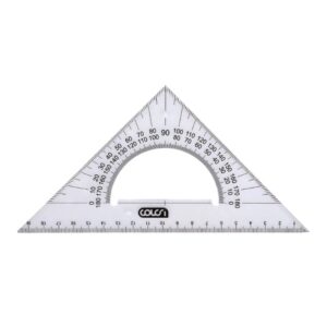 Escuadra Plástica con Transportador 21 cm Colon