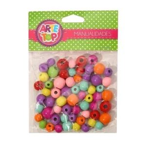 Cuentas plásticas mix color ArteTop — LibrerÃa Bulnes Chile