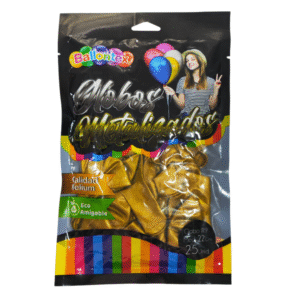 Globo liso oro x25 biodegradable Ballontex — LibrerÃa Bulnes Chile
