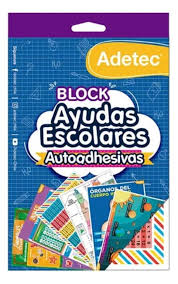 Block Stickers Ayudas escolares Adetec ** â€” LibrerÃ­a Bulnes Chile