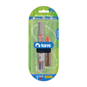 Marcador de Pizarra Recargable Rojo 3mm Torre â€” LibrerÃ­a Bulnes Chile