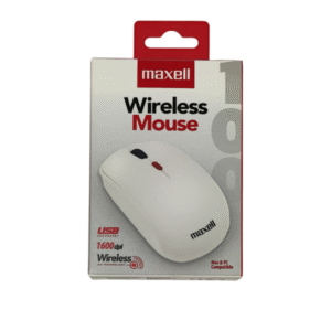 Mouse Inalámbrico 1600DPI Blanco Maxell â€” LibrerÃ­a Bulnes Chile