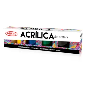 Pintura Acrílica Decorativa ARTEL 15ml (6 colores) â€” LibrerÃ­a Bulnes Chile