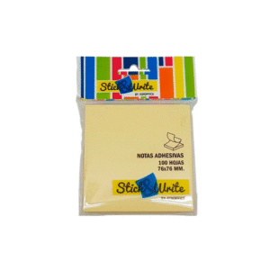 Notas Adhesivas 76x76 (100 hjs) Amarillo Pastel â€” LibrerÃ­a Bulnes Chile