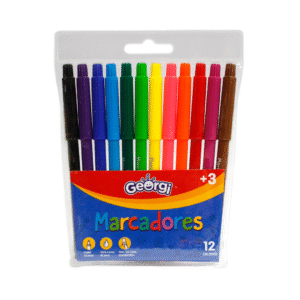 Marcadores escolares Georgi (12 Colores) â€” LibrerÃ­a Bulnes Chile