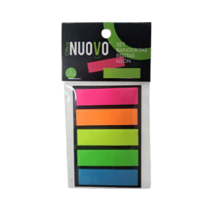Banderitas Adhesivas Neón (5 colores) Nuovo — LibrerÃa Bulnes Chile