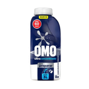 Detergente líquido 500ml Omo concentrado rinde 3 LT â€” LibrerÃ­a Bulnes Chile