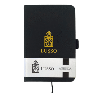 Agenda Con Líneas A5 Negro Lusso â€” LibrerÃ­a Bulnes Chile
