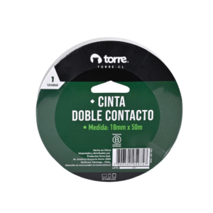 Cinta doble contacto Torre 18mmx50m — LibrerÃa Bulnes Chile